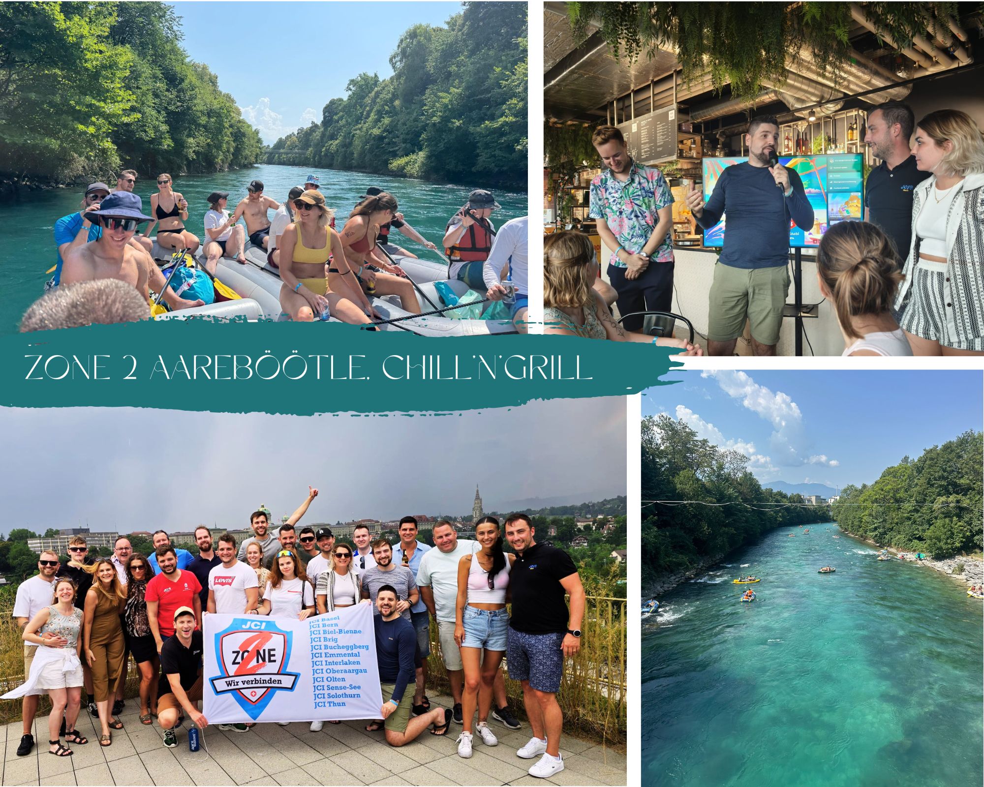 JCI Basel - Zone 2 Chill’n’Grill: Aareböötle, Barbeque & Charity Pub Quiz