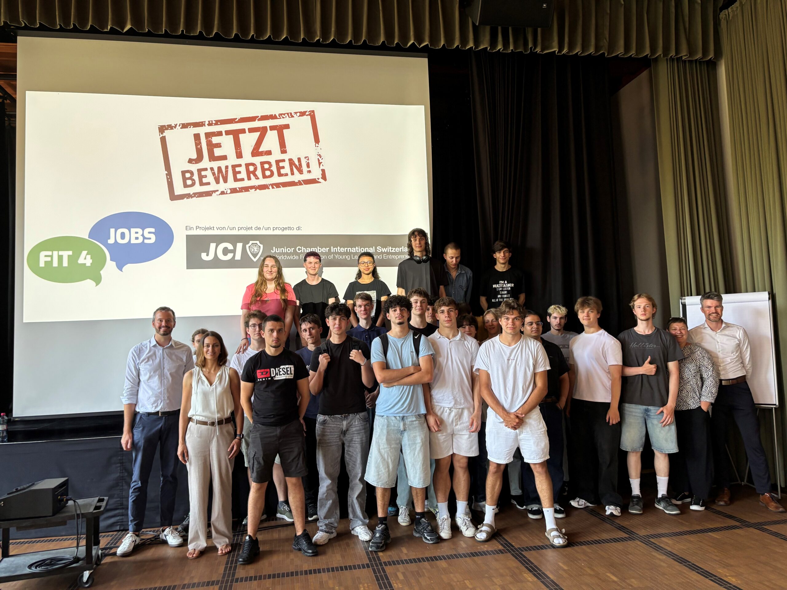 JCI Basel - Fit4Jobs-Bewerbungstraining an der Informatikmittelschule (IMS) Basel